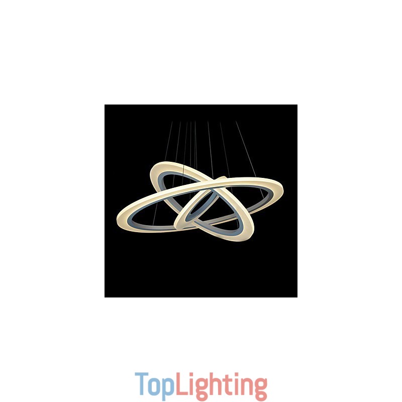 75 Watt Modern Contemporary Painting Acrylic Pendant Light