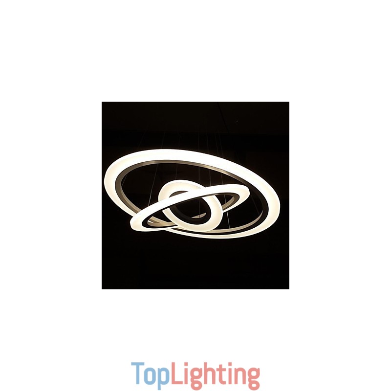 75 Watt Modern Contemporary Painting Acrylic Pendant Light