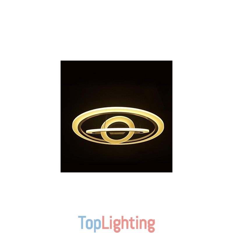 75 Watt Modern Contemporary Painting Acrylic Pendant Light