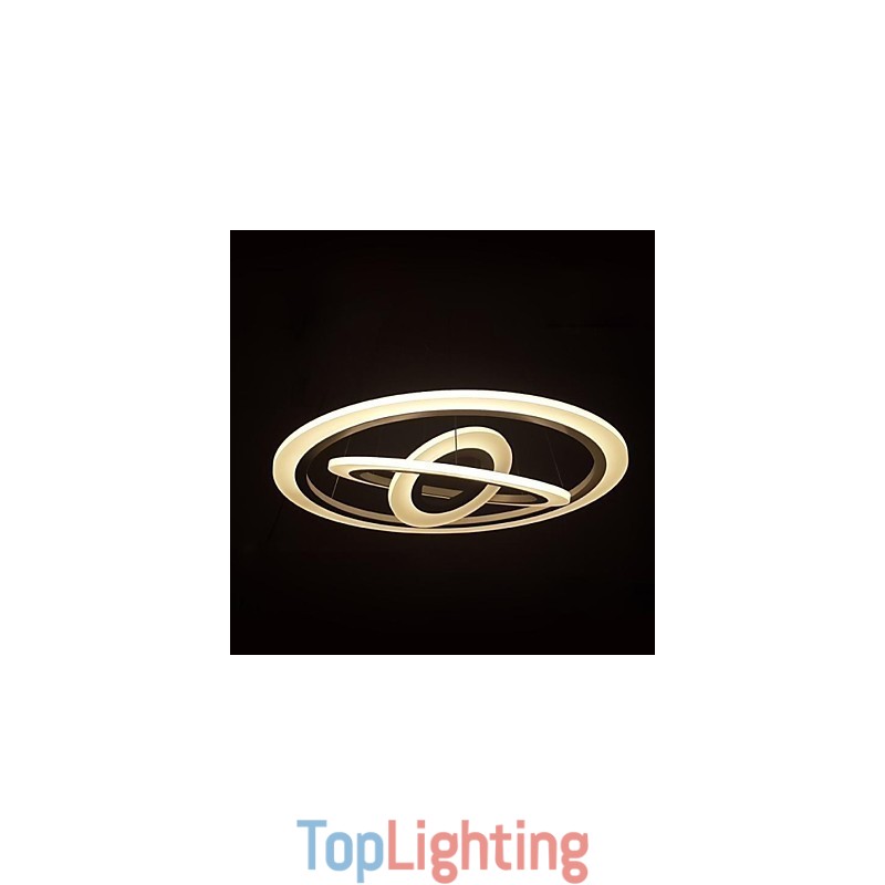 75 Watt Modern Contemporary Painting Acrylic Pendant Light