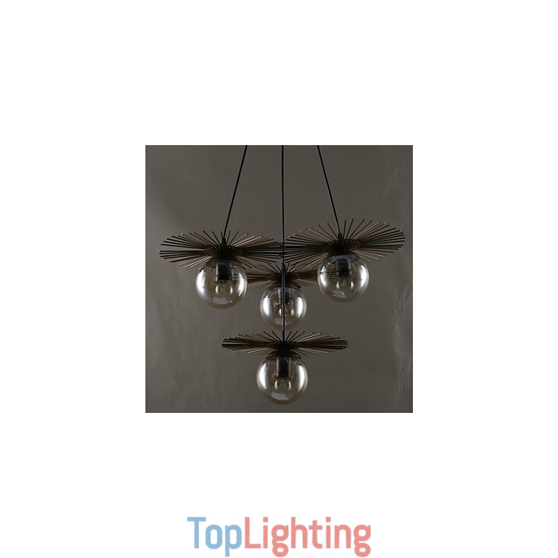 Art glass Ball Round Beanstalk Chandelier
