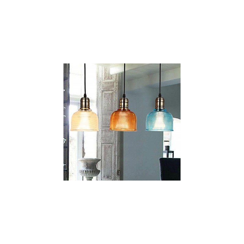 Nordic Small Droplight Of Stained Glass Chandelier Restoring Ancient Ways