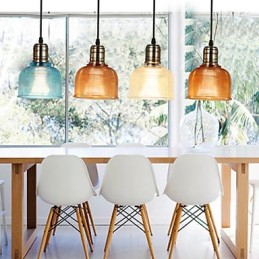 Nordic Small Droplight Of Stained Glass Chandelier Restoring Ancient Ways
