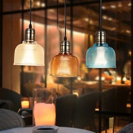 Nordic Small Droplight Of Stained Glass Chandelier Restoring Ancient Ways