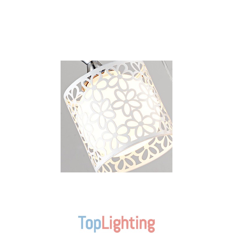 Contemporary And Contracted Three Creative Crystal Droplight Wrought Iron Lamp