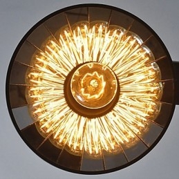 Pendant Lights Vintage 3 Lights ST64 Bulbs Included Up and Down system