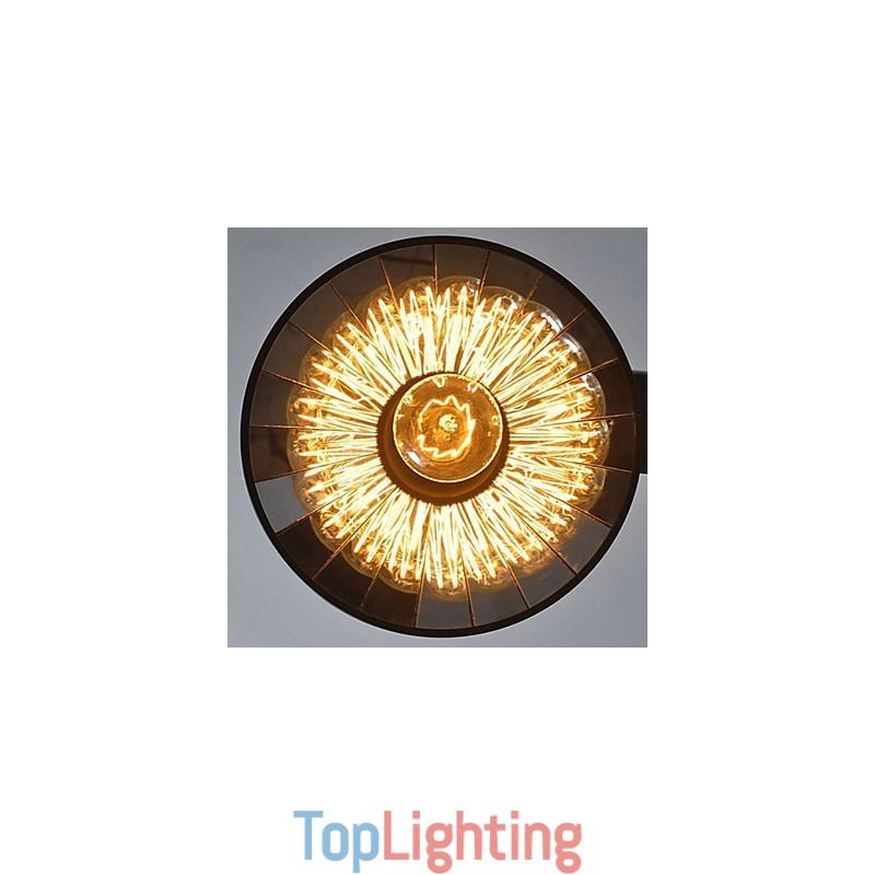 Pendant Lights Vintage 3 Lights ST64 Bulbs Included Up and Down system