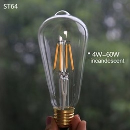 Pendant Lights Vintage 3 Lights ST64 Bulbs Included Up and Down system
