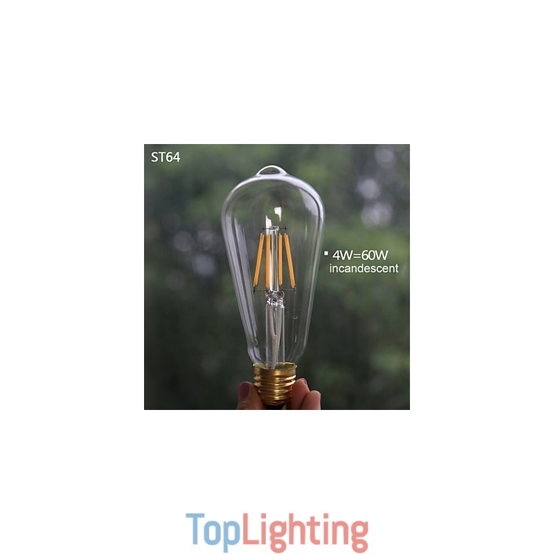 Pendant Lights Vintage 3 Lights ST64 Bulbs Included Up and Down system
