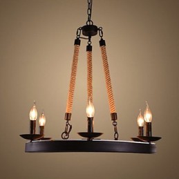 The Iron Rope Chandelier Cafe Chandelier