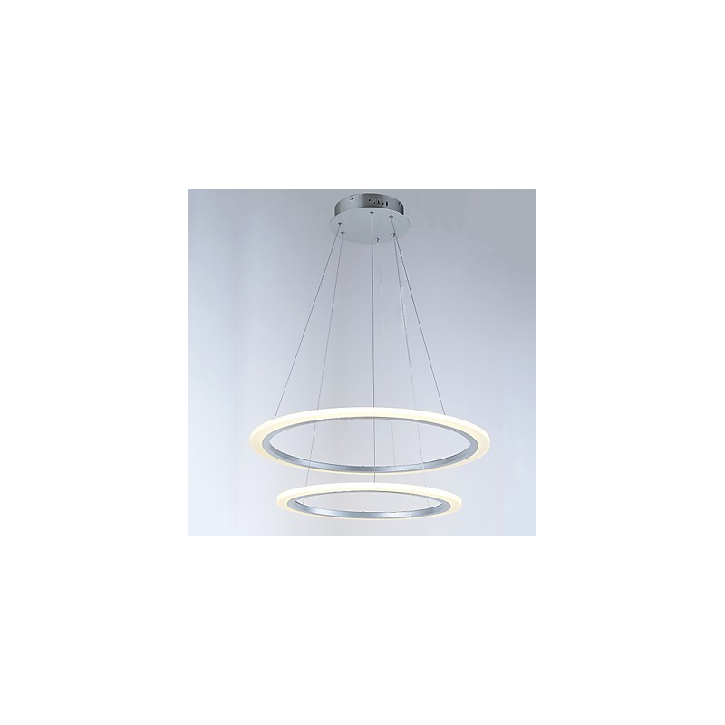Modern 2 Ring Pendant Light Chandelier Lighting Fixtures with