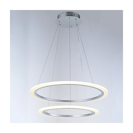 Modern 2 Ring Pendant Light Chandelier Lighting Fixtures with Modern 2 Ring Pendant Light Chandelier Lighting Fixtures with