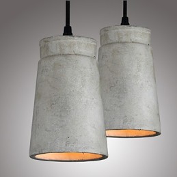 The Nordic Minimalist Retro Pendant Light Cement Vintage Lamp Lighting Fixture