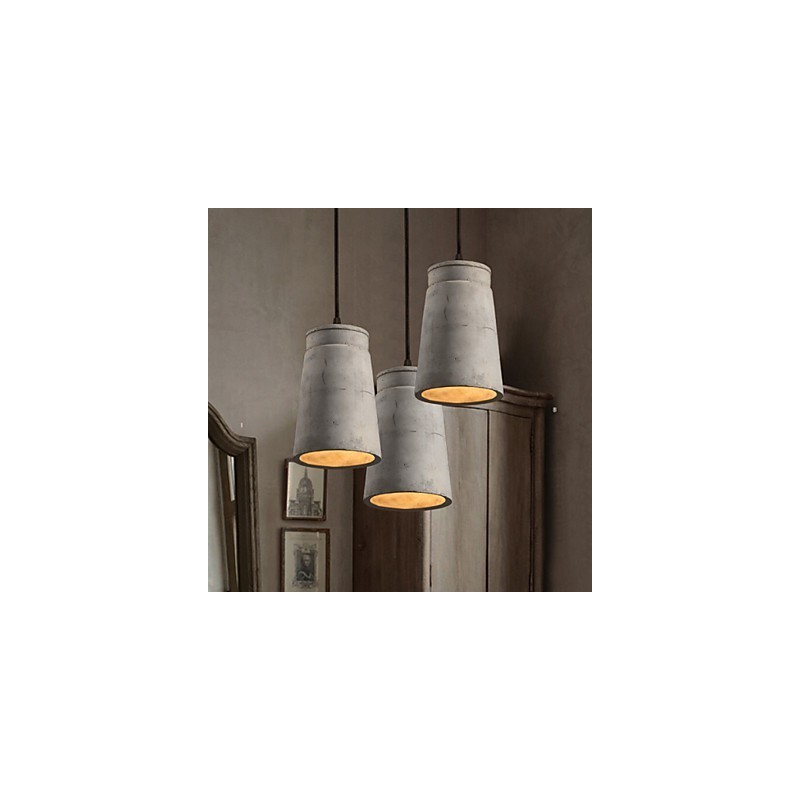 The Nordic Minimalist Retro Pendant Light Cement Vintage Lamp Lighting Fixture