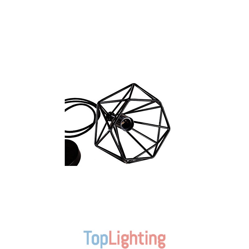 Retro Mini Style Painting Metal Pendant Light Garage