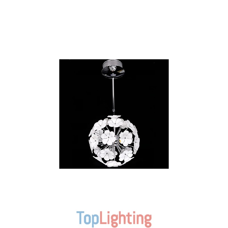 The Glass Ball Flower Garden Shops Warm Chandelier