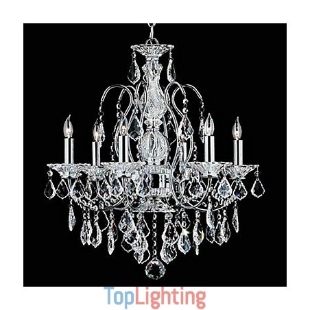 Traditional Classic Crystal Chrome Metal Chandelier Traditional Classic Crystal Chrome Metal Chandelier