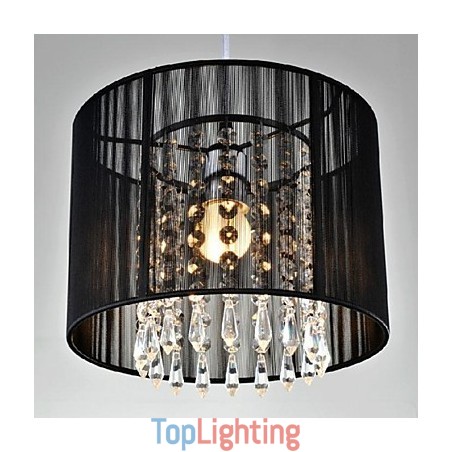 Modern Contemporary Crystal Chrome Metal Pendant Light Modern Contemporary Crystal Chrome Metal Pendant Light