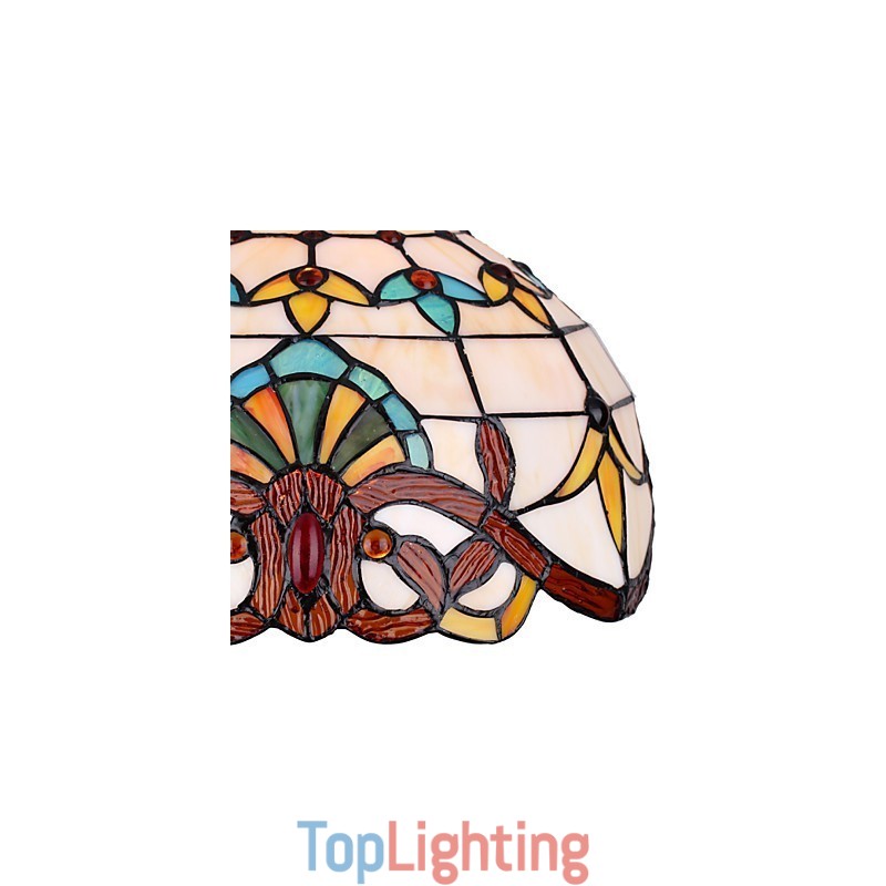 10 15㎡Chain Hoist 1 Meter European Pastoral Lamp Creative Art Glass Small Droplight