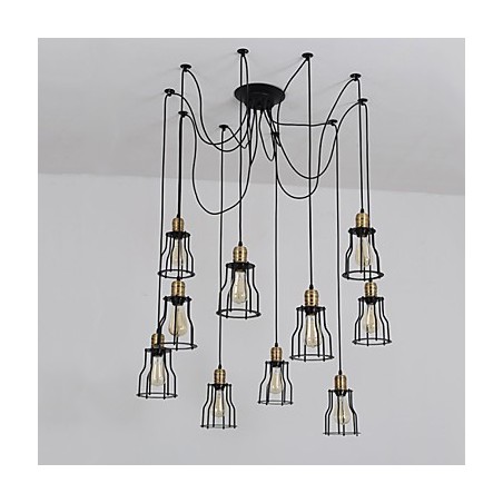 Vintage Edison Multiple Ajustable DIY Ceiling Lamp Light Pendant Lighting Chandelier Modern Chic Industrial Dining Vintage Edison Multiple Ajustable DIY Ceiling Lamp Light Pendant Lighting Chandelier Modern Chic Industrial Dining