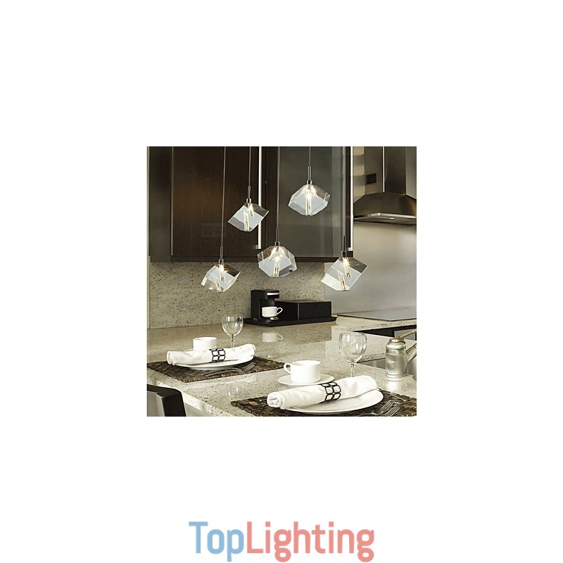Fashion Crystal Lamp Five Head Crystal Pendant