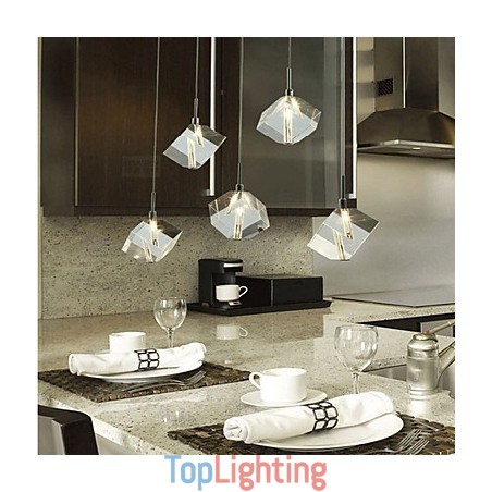 Fashion Crystal Lamp Five Head Crystal Pendant Fashion Crystal Lamp Five Head Crystal Pendant