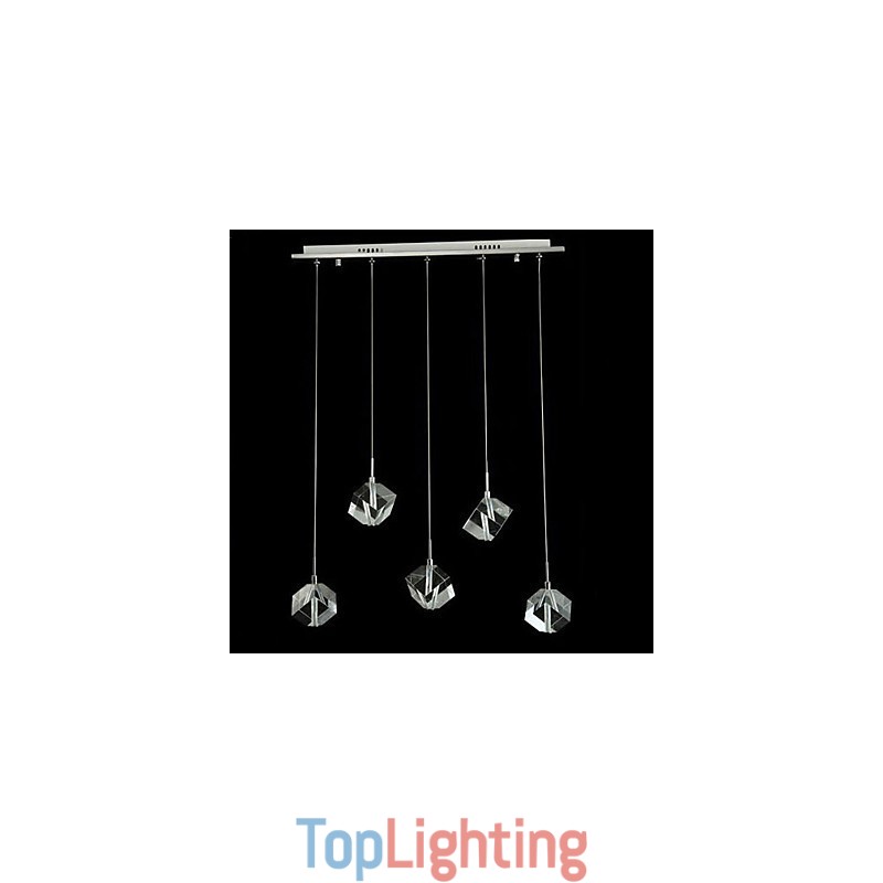 Fashion Crystal Lamp Five Head Crystal Pendant