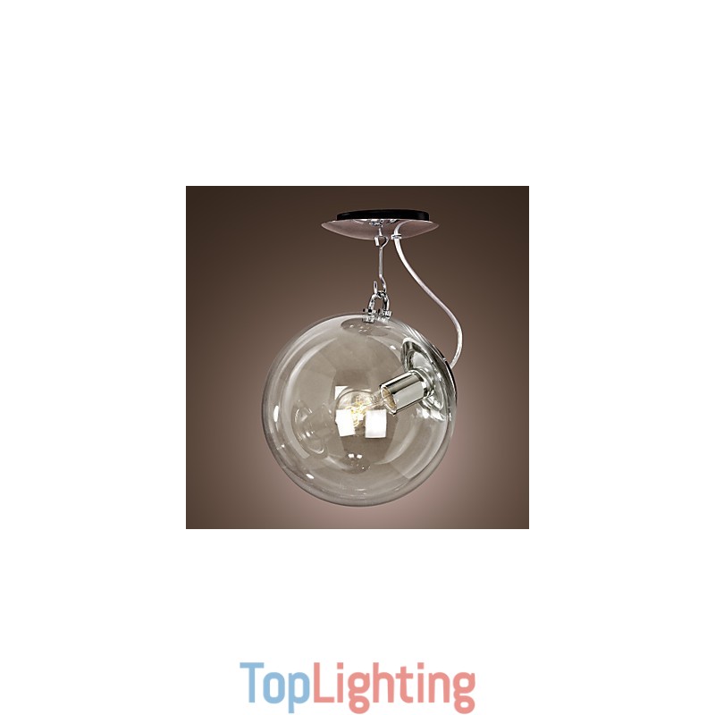Modern Contemporary Globe Mini Style Anodized Pendant Light