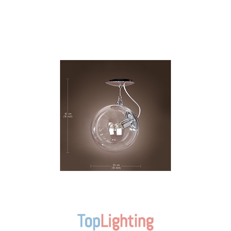 Modern Contemporary Globe Mini Style Anodized Pendant Light