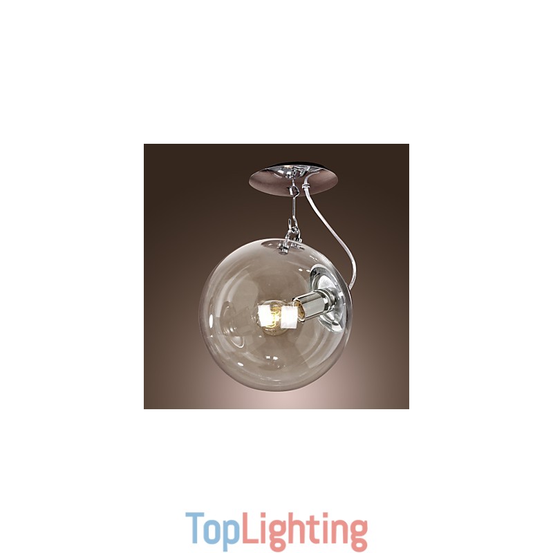 Modern Contemporary Globe Mini Style Anodized Pendant Light