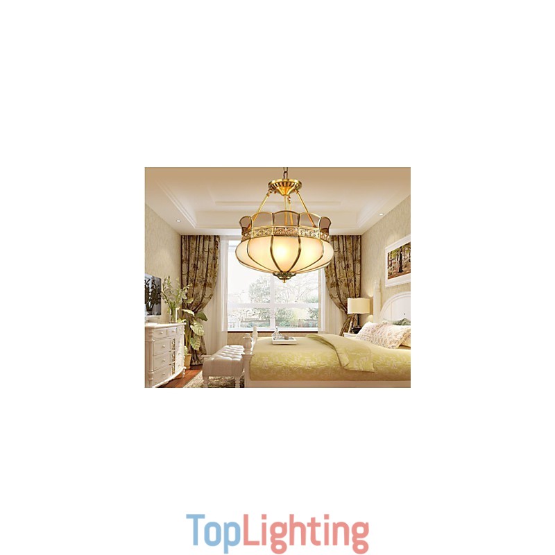 The Classical Copper Semi Ceiling lamp Copper Porch