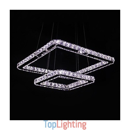 Modern Contemporary Crystal Metal Pendant Light Modern Contemporary Crystal Metal Pendant Light