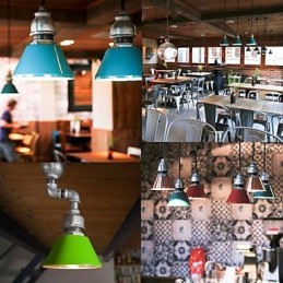 Vintage Country Metal Pendant Light