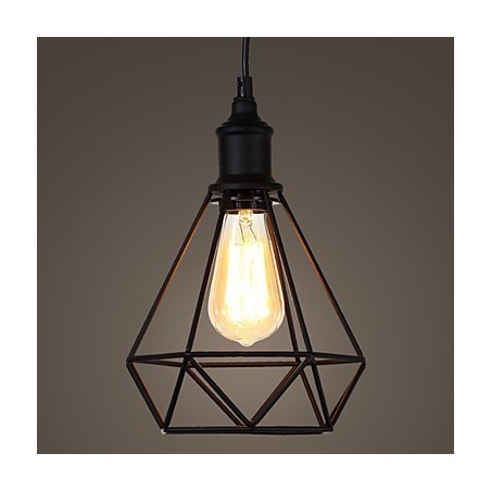 Amercian Small Steel Birdcage Pendant Vintage Retro DIY Drop Light Industrial Lighting Fixture for Home Decorate Amercian Small Steel Birdcage Pendant Vintage Retro DIY Drop Light Industrial Lighting Fixture for Home Decorate