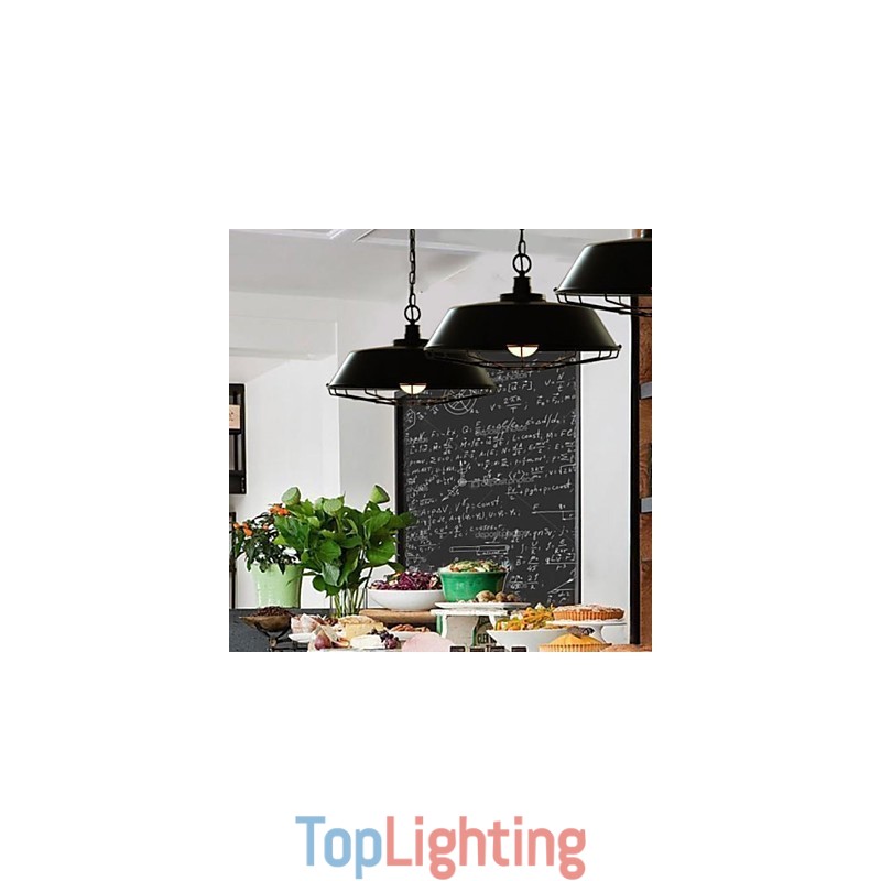 1 Light Vintage Metal Pendant Light