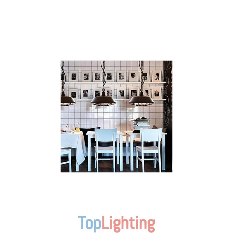 1 Light Vintage Metal Pendant Light