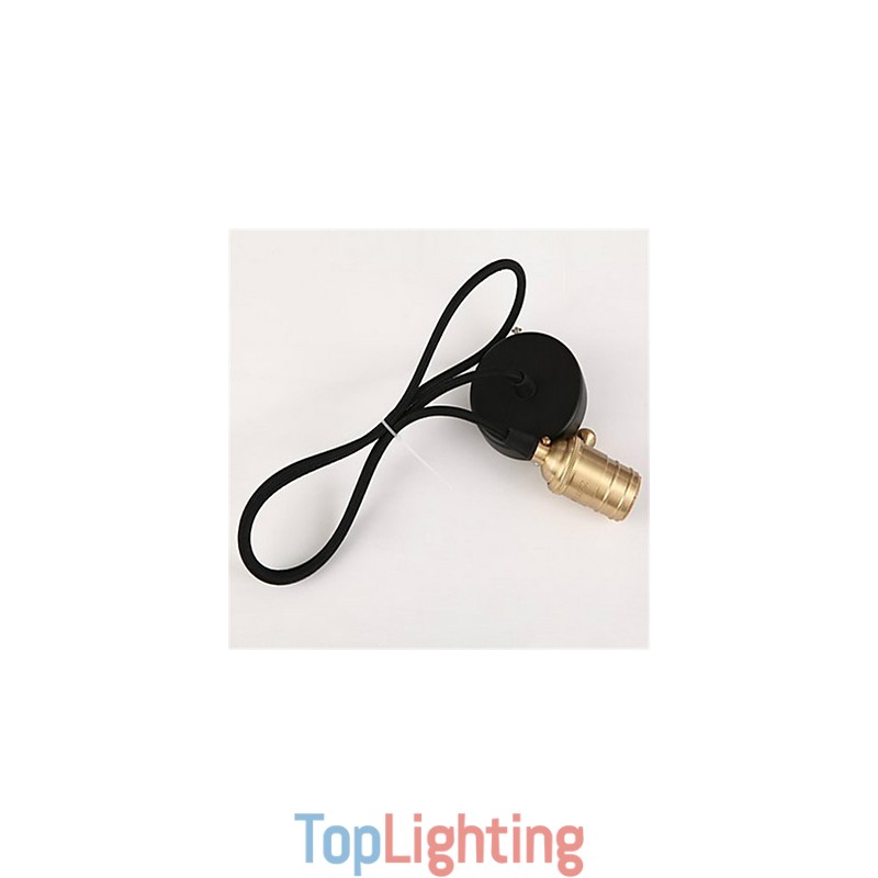 American Retro Minimalist Single Copper Chandelier Lamp