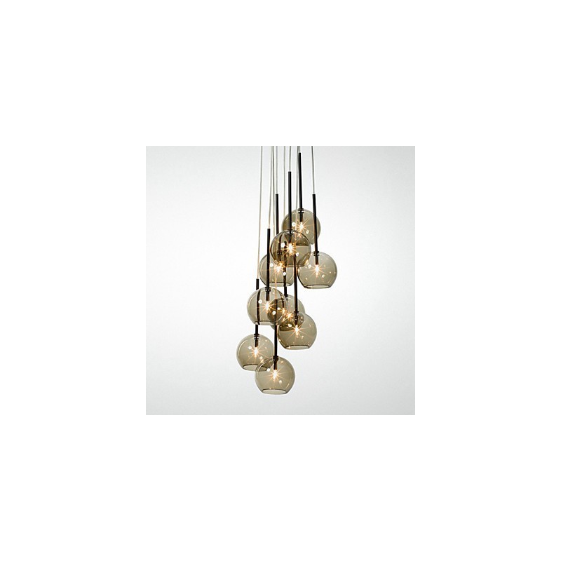Country Mini Style Painting Metal Pendant Light
