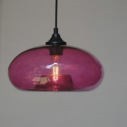 Modern Characteristic Pendant 1 Light With Transparent Shade