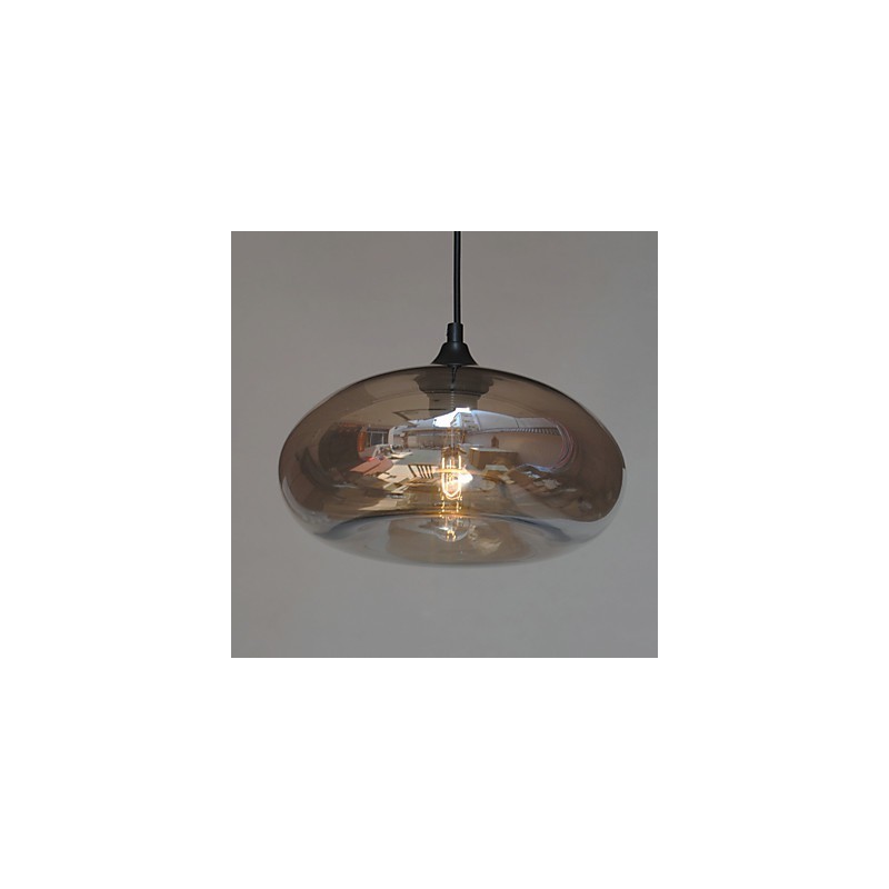 Modern Characteristic Pendant 1 Light With Transparent Shade