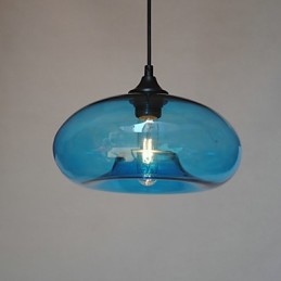 Modern Characteristic Pendant 1 Light With Transparent Shade