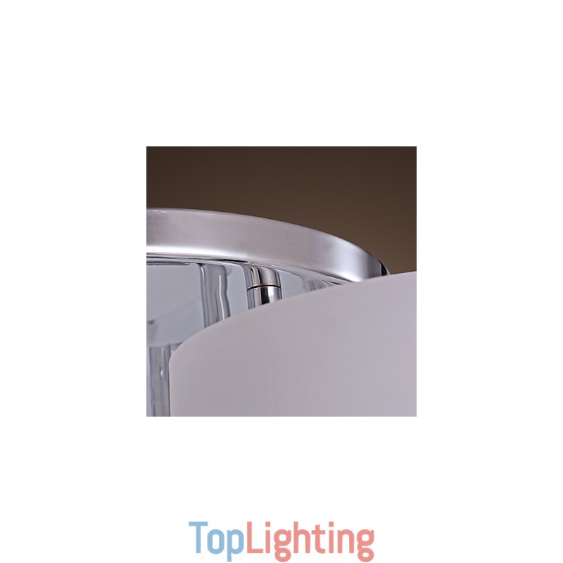 Modern Contemporary Chrome Metal Chandelier Flush Mount