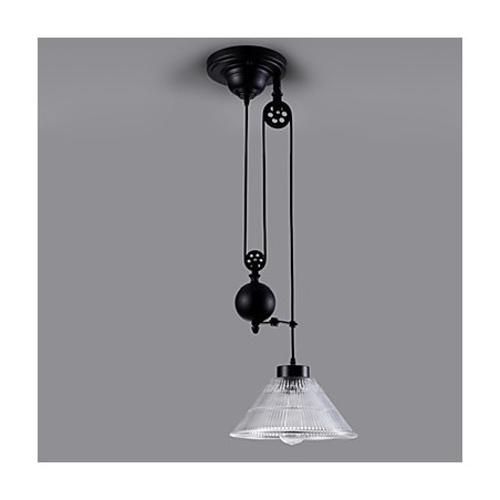 Vintage Pendant Light 1 Light Island Light Foyer pendants Metal + Galss Vintage Pendant Light 1 Light Island Light Foyer pendants Metal + Galss