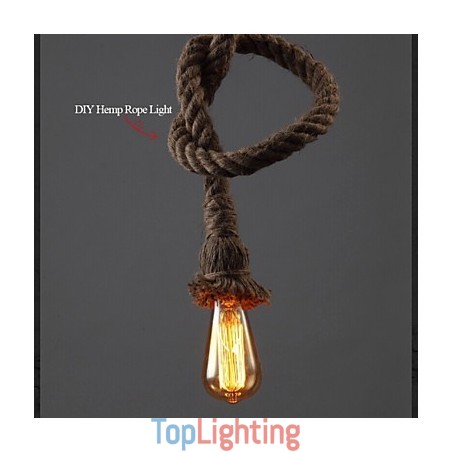 1 Light DIY Art Hemp Rope Light Creative Hemp Rope Droplight 1 Light DIY Art Hemp Rope Light Creative Hemp Rope Droplight