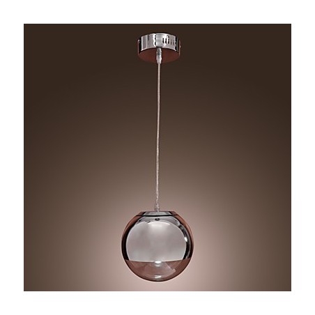 Modern Contemporary Globe Mini Style Chrome Metal Pendant Light Modern Contemporary Globe Mini Style Chrome Metal Pendant Light