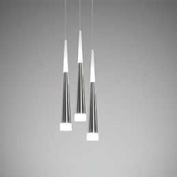 Triple Pendant Light Modern Contemporary Dining Kids Metal Round Canopy
