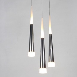 Triple Pendant Light Modern Contemporary Dining Kids Metal Round Canopy