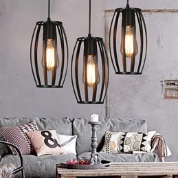 Creative Loft Restoring Ancient Ways Single Head Wrought Iron Chandelier Lamp
