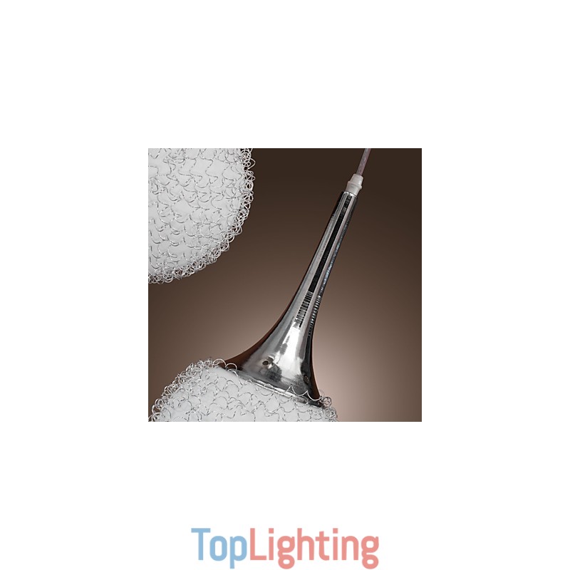 Modern Contemporary Globe Electroplated Metal Flush Mount