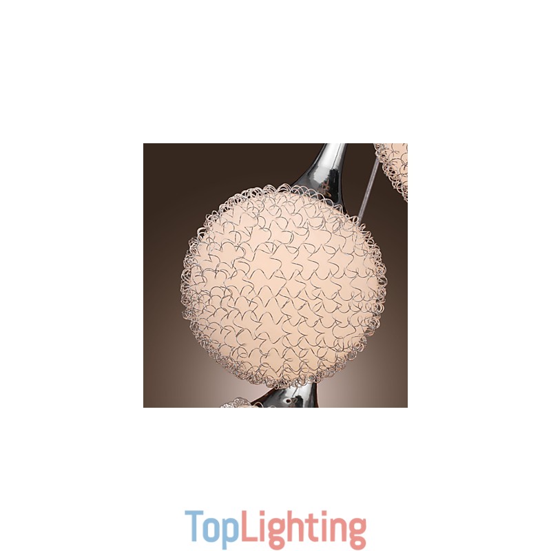 Modern Contemporary Globe Electroplated Metal Flush Mount